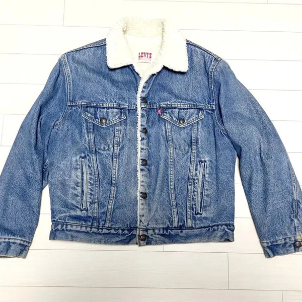 [BUNJANG] Levi's 80s USA Sherpa Lined Denim Jacket / Levi's 80s USA  빈티지 쉐르파 자켓 판매