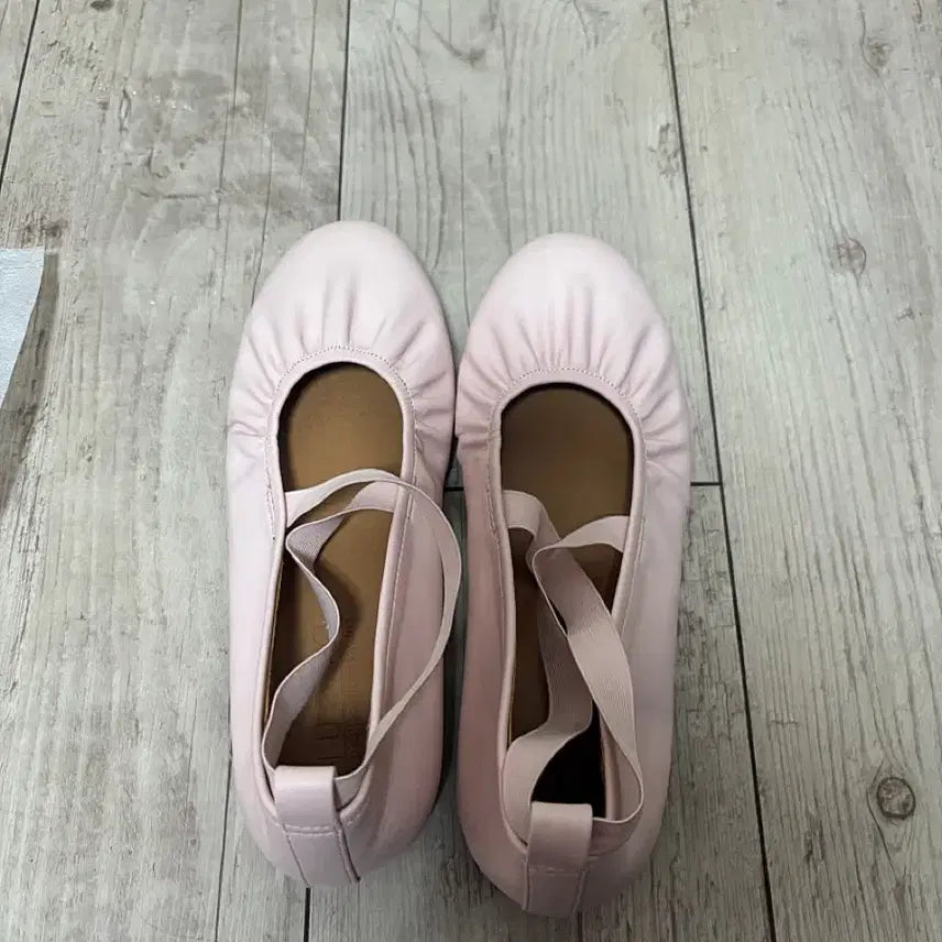 [BUNJANG] Nuevo Pink Ballerina Flat Shoes / 분홍색 여성 발레리나 플랫슈즈 누에보 핑크 발레슈즈