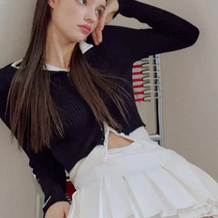 [BUNJANG] Zero Planet Julia Pleated Skirt Pants [Ivory] Size S / 제로플래닛 줄리아 플리츠 스커트 팬츠 [IVORY] S사이즈