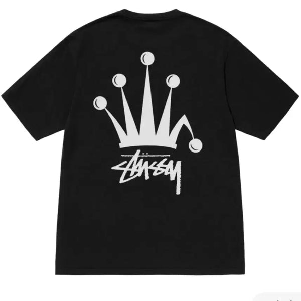 [BUNJANG] Stussy Regal Crown Pigment Dyed T-Shirt Black / [L] 스투시 리갈 크라운 피그먼트 다이드 티셔츠 블랙
