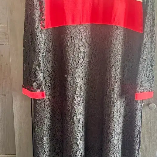 [BUNJANG] Mariuccia Milano Black Lace Dress / 마리우치아 밀라노 블랙 레이스 원피스