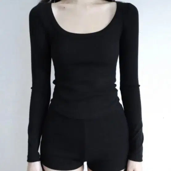 [BUNJANG] Clatta Essential Basic T-Shirt Black / 클라따 essential basic t  black