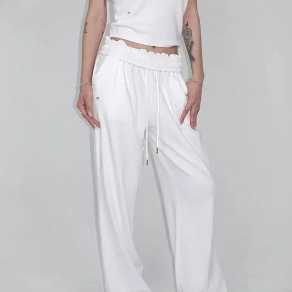 [BUNJANG] Pale Jade Chui Basic Training Pants White / 새상품 페일제이드 츄이 베이직 트레이닝 팬츠 화이트