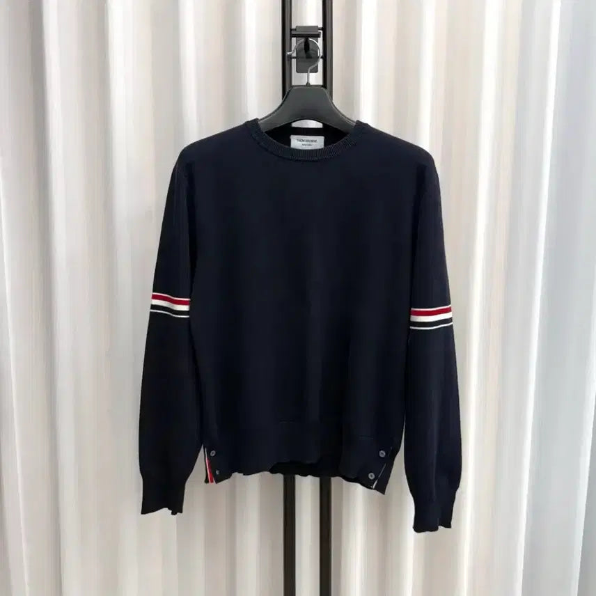 [BUNJANG] Thom Browne Milano Stitch Armband Knit Navy Size 3 / [백화점판 / 3] 톰브라운 암밴드 밀라노스티치 니트 네이비