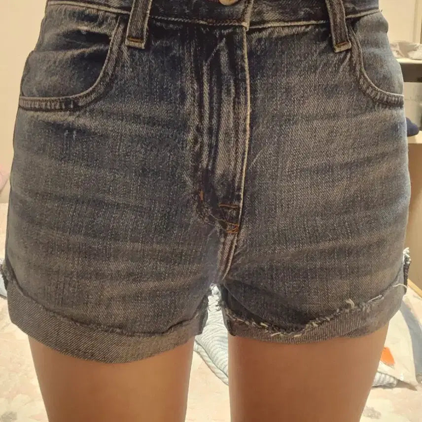 [BUNJANG] HANSOME Cuff Denim Shorts / [한섬 커프 데님 쇼츠]pt