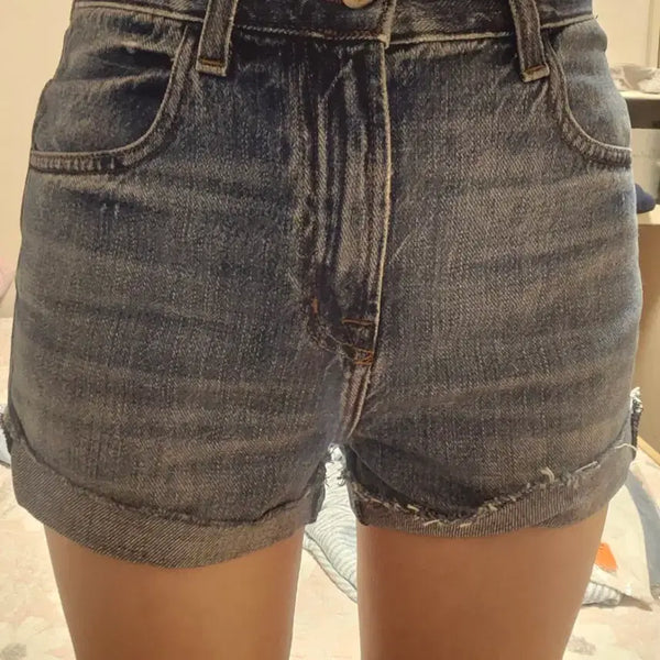 [BUNJANG] HANSOME Cuff Denim Shorts / [한섬 커프 데님 쇼츠]pt