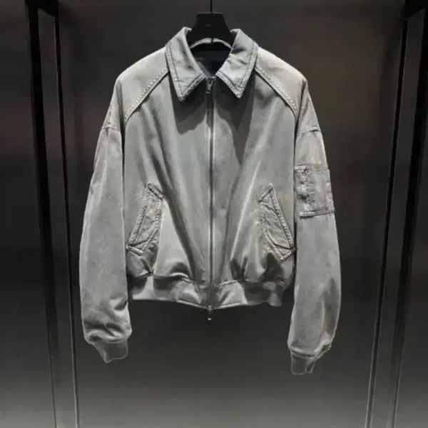 [BUNJANG] Juun.J Micro Corduroy MA-1 Jumper / 준지 마이크로코듀로이 ma-1