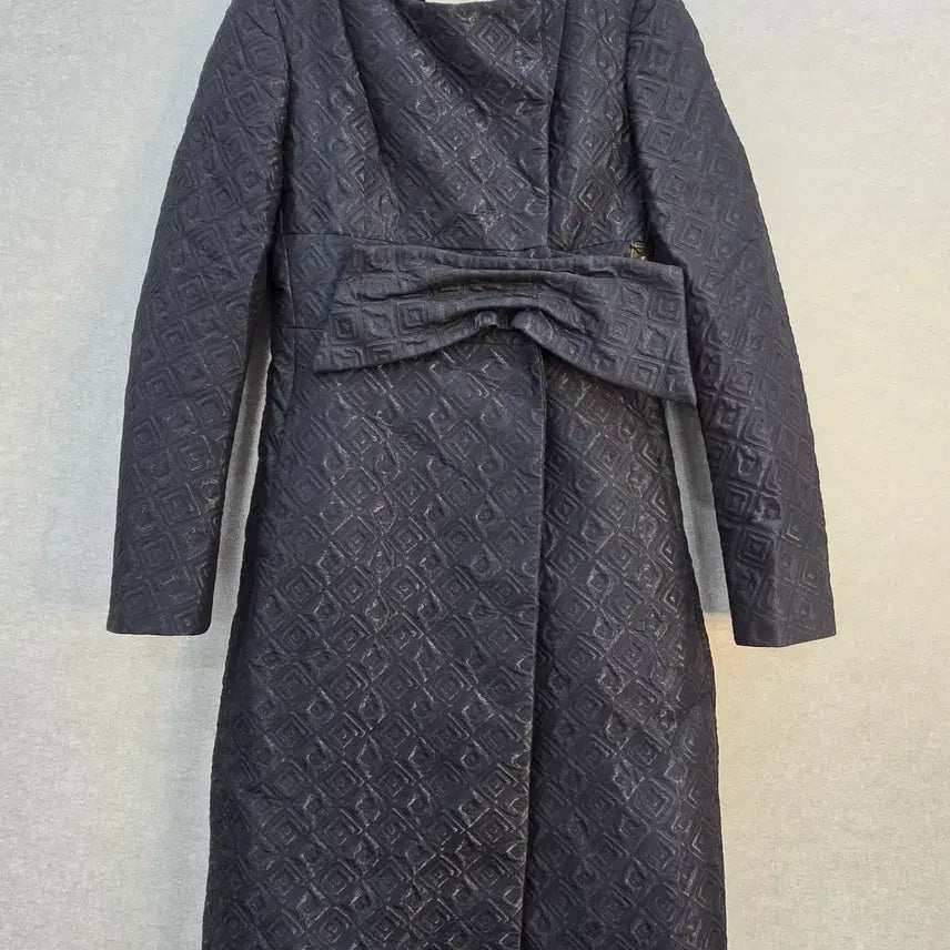 [BUNJANG] 10 Corso Como x DERERCUNY Silk Blend Jacquard Ribbon Coat / [명품/이태리산] 10꼬르소 꼬모x데레쿠니 실크혼방 자카드 리본 코트