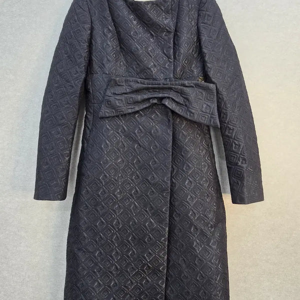 [BUNJANG] 10 Corso Como x DERERCUNY Silk Blend Jacquard Ribbon Coat / [명품/이태리산] 10꼬르소 꼬모x데레쿠니 실크혼방 자카드 리본 코트