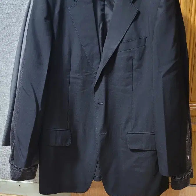 [BUNJANG] TIME HOMME Black Men's Suit Jacket and Pants Set / TIME HOMME 블랙 남성 정장 자켓 바지 세트 50