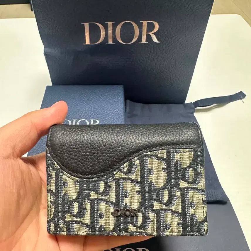 [BUNJANG] Dior Saddle Business Wallet / 디올 새들 비즈니스 지갑