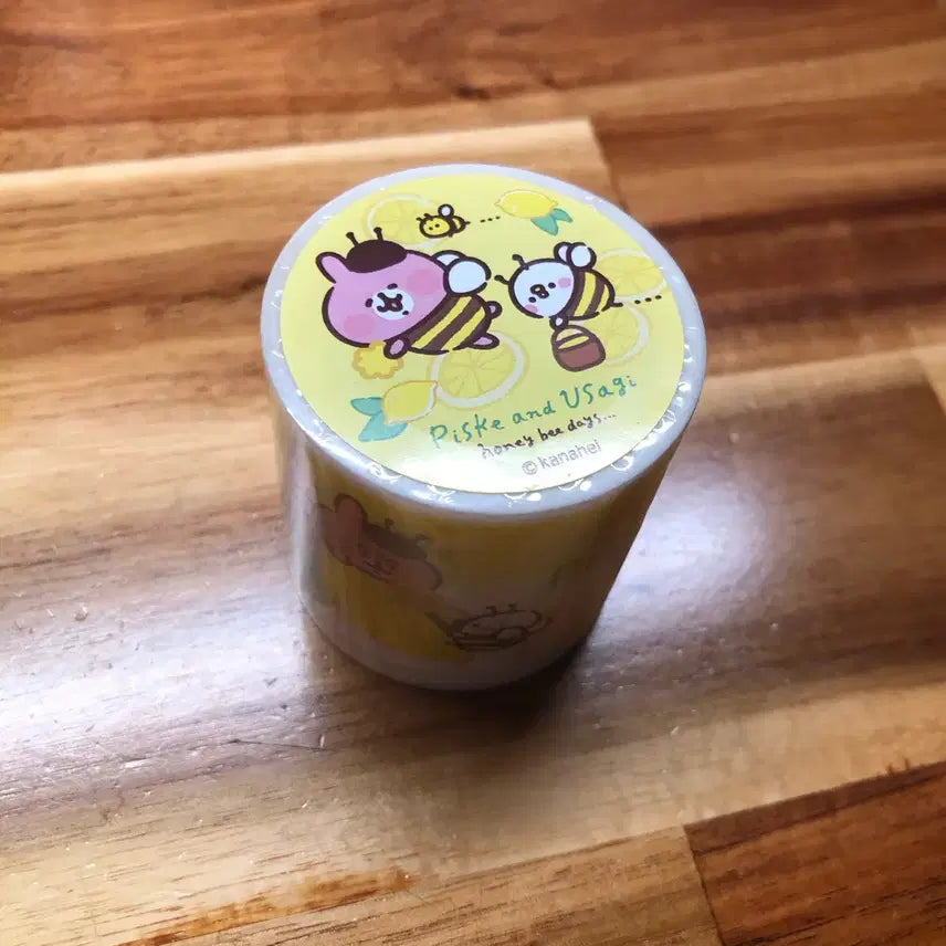 [BUNJANG] Kanahei Usagi & Piske Honeybee Masking Tape / 카나헤이 우사기 피스케 꿀벌 마스킹테이프