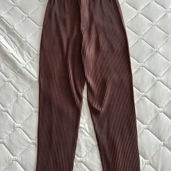 [BUNJANG] Homme Plissé JF128 Pants Brown / [2] 옴므플리세 JF128 팬츠 브라운