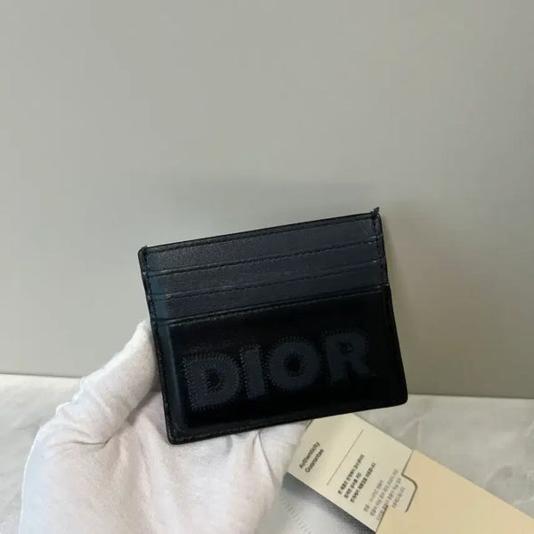 [BUNJANG] Dior Dior Signature Card Holder Deep Gray / 디올 시그니처 카드지갑 딥그레이