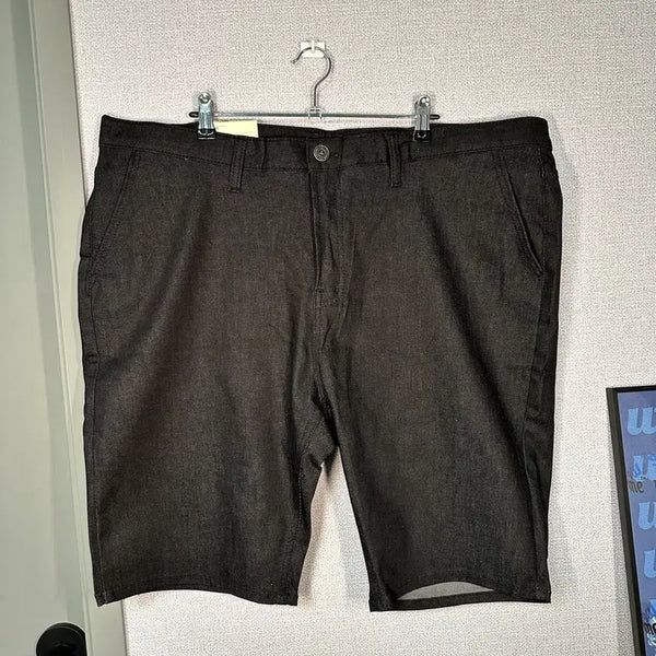 [BUNJANG] Black Denim Denim Shorts (Plus Size) / 새상품) 블랙 데님 청 반바지 빅사이즈