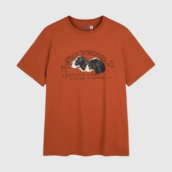[BUNJANG] Polo Ralph Lauren Classic Fit Short Sleeve T-Shirt Orange (XL) / XL 미개봉) 폴로 랄프로렌 클래식핏 반팔 티셔츠 오렌지 105 110