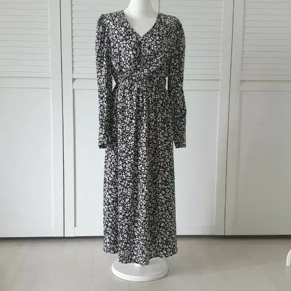 [BUNJANG] Flower Long Dress / 플라워 롱 원피스-새제품