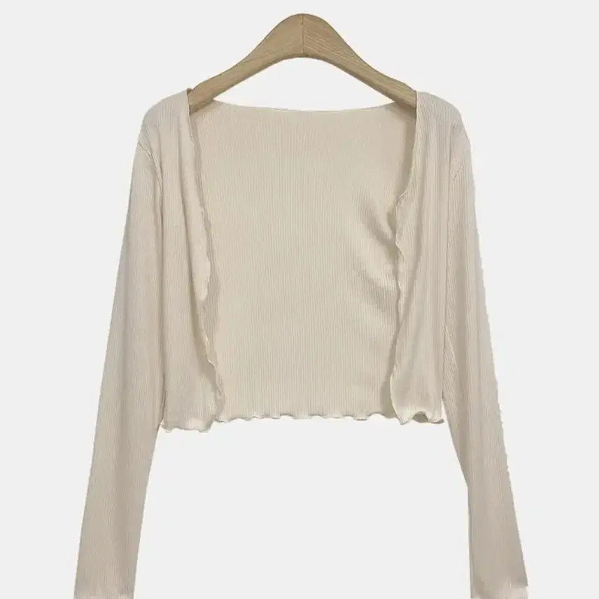 [BUNJANG] Ivory Ribbed Tank Top + Cardigan Set / 아이보리 골지 나시+가디건 세트 판매해요 :)
