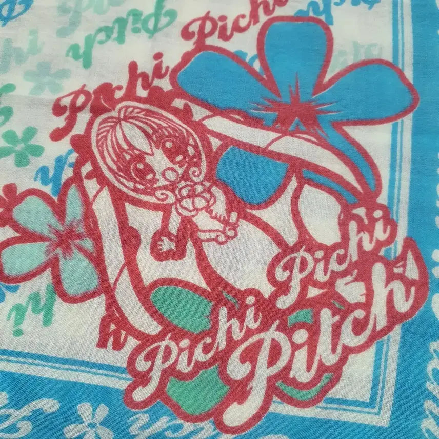 [BUNJANG] Pichi Pichi Pitch Classic Handkerchief Towel Nakayoshi Appendix Anime Shojo Goods / 고전 피치피치핏치 손수건 타올 나카요시 부록 애니 미소녀 굿즈