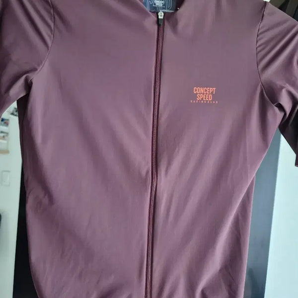 [BUNJANG] CSPD Burgundy Cycling Jersey Size S / CSPD  자잔거 져지  S  미착용
