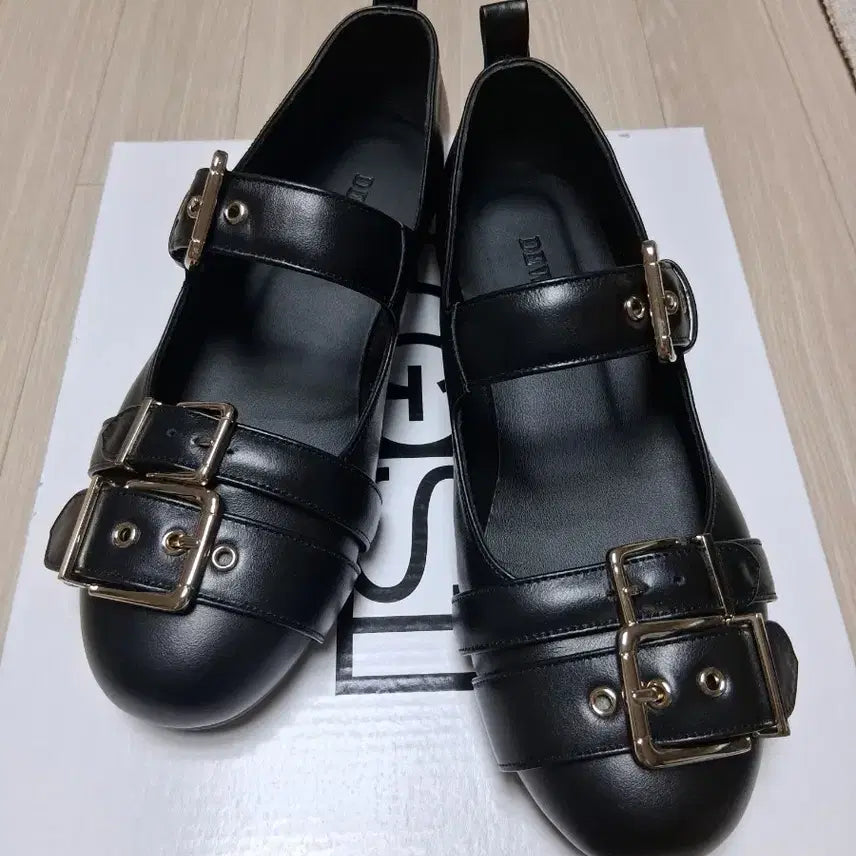 [BUNJANG] DEWL Mary Jane Flat Shoes Black / 듀엘 메리제인 플랫 슈즈 블랙