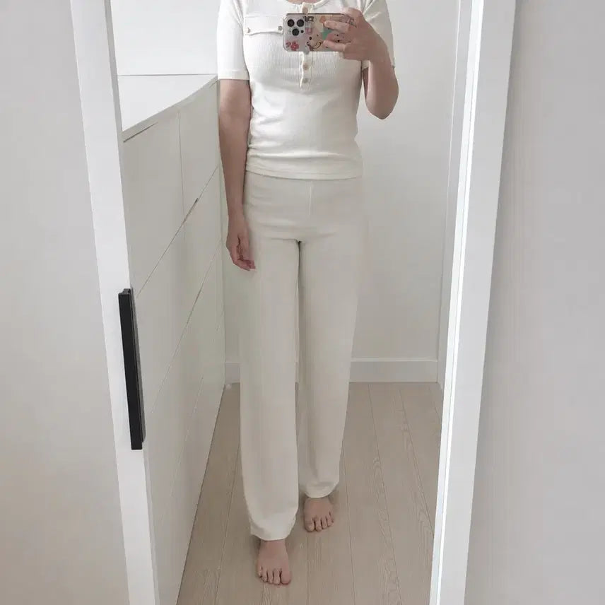 [BUNJANG] Blissmin Ribbed Two-Piece Set / 수입의류 블리스민 골지투피스