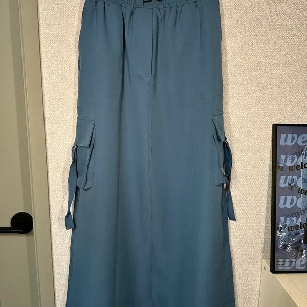 [BUNJANG] Isobee Cargo Long Skirt / 새상품) 이소비 카고 롱치마 롱스커트
