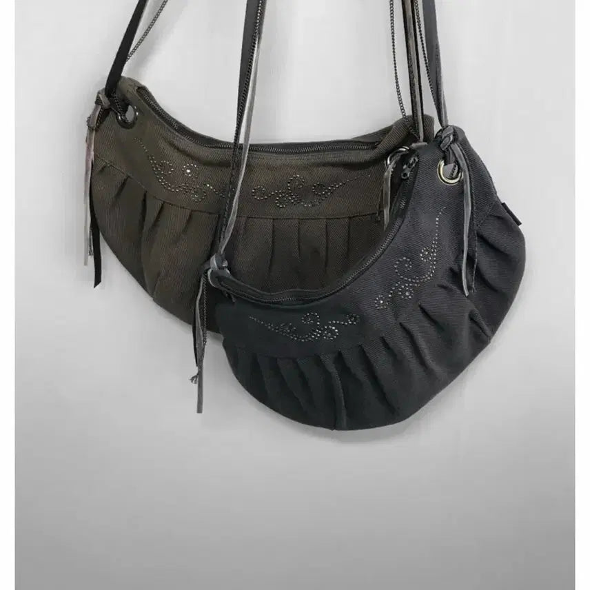 [BUNJANG] The Air Town Hotfix Crossbody Bag Brown / 디에어타운 핫픽스 크로스백 브라운