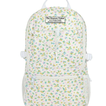 [BUNJANG] The Museum Visitor Flower Backpack / 더뮤지엄비지터 플라워 백팩