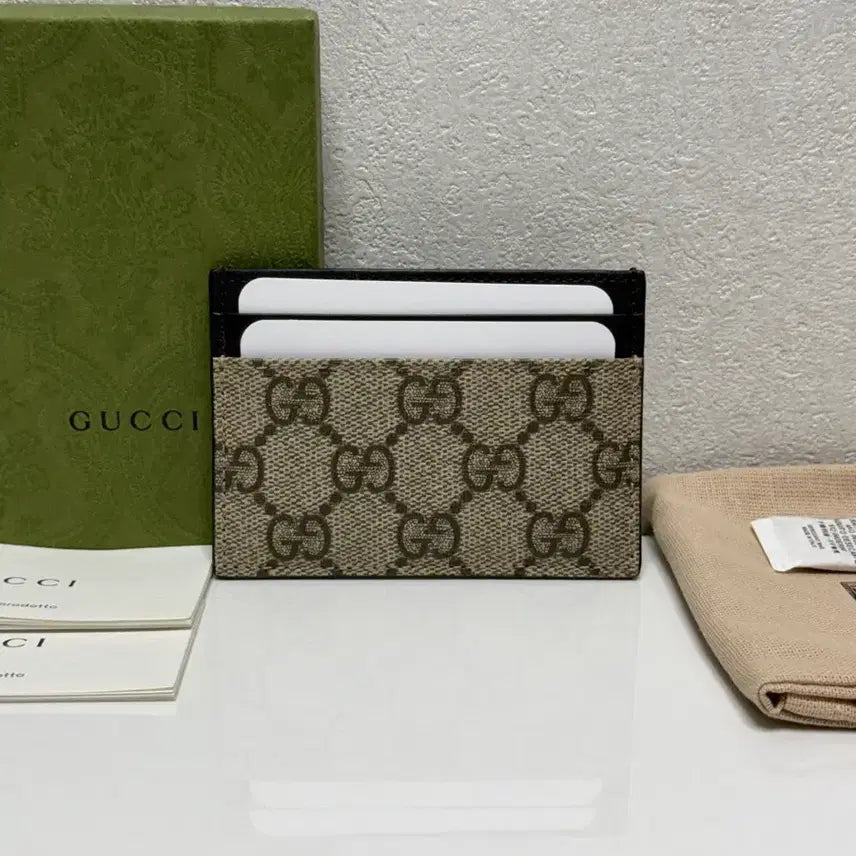 [BUNJANG] Gucci GG Supreme Card Holder / (새상품)구찌 GG 슈프림 카드지갑