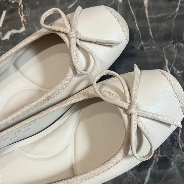 [BUNJANG] Ssapoun Flat Shoes Beige / 사뿐 플랫슈즈 230