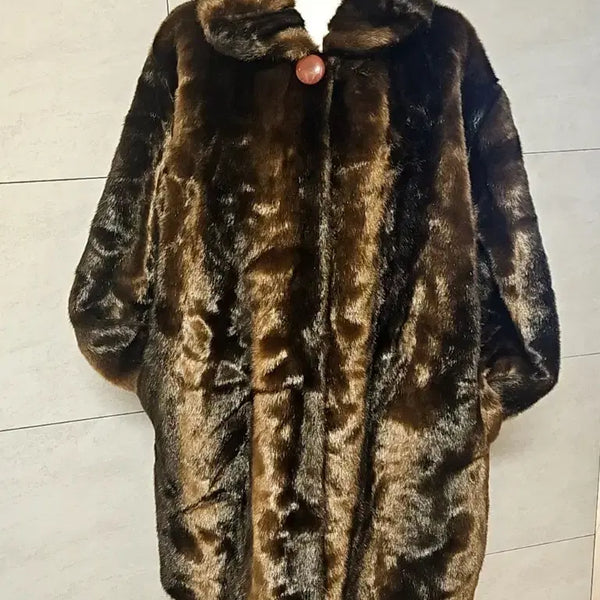 [BUNJANG] Brown Mink Coat / 브라운 밍크 코트