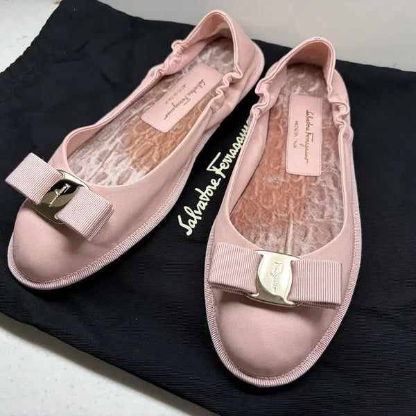 [BUNJANG] Salvatore Ferragamo Ballerina Flats (Size 7C) / 페라가모 발레리나 플랫 하와이구매 정품