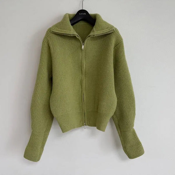 [BUNJANG] Women's Knit Zip-Up Sweater / 여성 니트 집업 (55 추천)