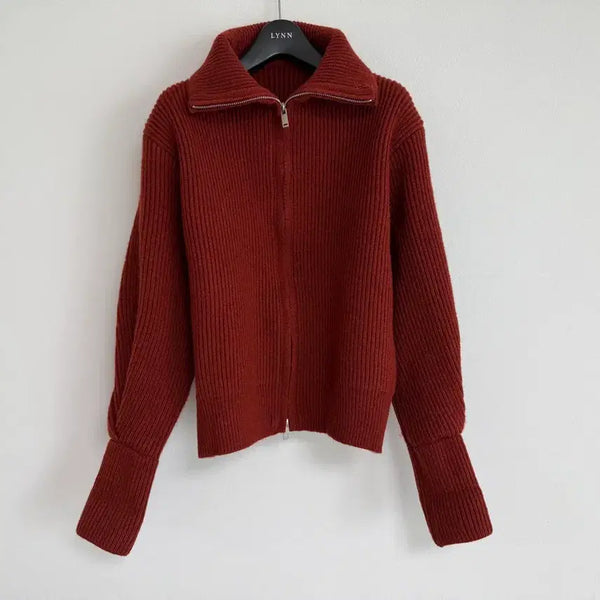 [BUNJANG] Women's Knit Zip-Up Sweater / 여성 니트 집업 (55 추천)