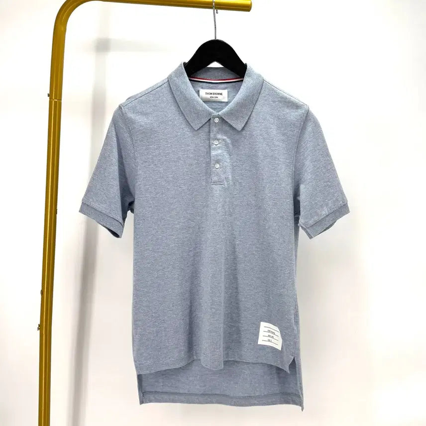 [BUNJANG] Thom Browne Half Sleeve PK Polo Shirt (Size 2) / [2사이즈] 톰브라운 반팔 PK 카라티 티셔츠 (MJP008A)