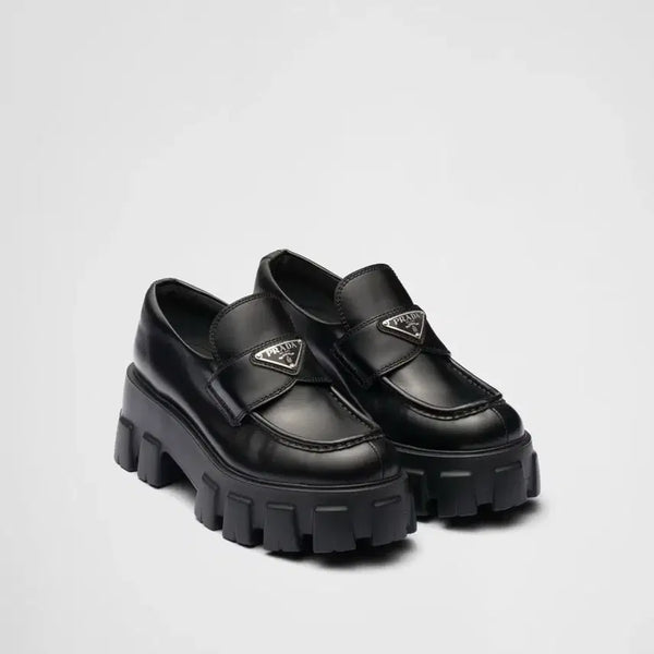 [BUNJANG] Prada Monolith Loafers Black UK 8 / 프라다 모놀리스 로퍼 블랙 (UK 8)