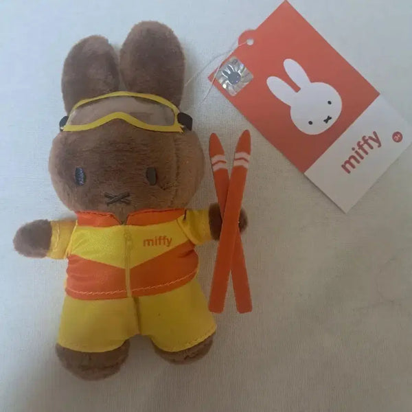 [BUNJANG] Miffy Ski Doll Olympic Edition Keyring / 올림픽미피 스키 인형 새상품 택 O키링