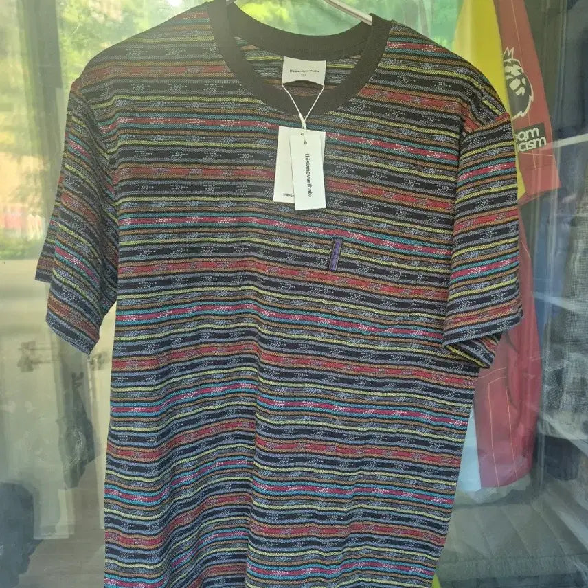 [BUNJANG] thisisneverthat BE STRIPED T-Shirt / 디스이즈네버댓 BE STRIPED 티셔츠 S