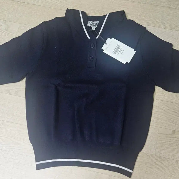 [BUNJANG] W Marine Sailor Half Knit (New) / W MARINE SAILOR HALF KNIT 새상품