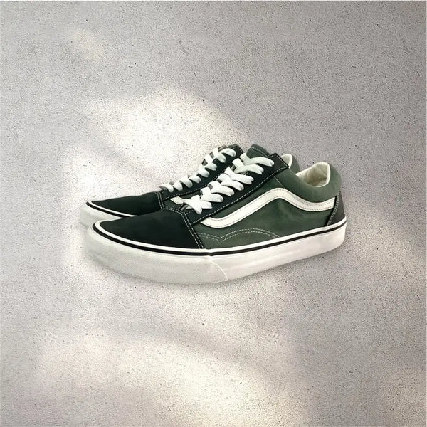 [BUNJANG] Vans ComfyCush Old Skool Green Sneakers / [270] 반스 컴피쿠시 올드스쿨 그린 스니커즈 (No.591)