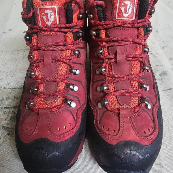 [BUNJANG] Red Gore-Tex Professional Hiking Boots 250mm / 레드 고어텍스 전문가용 250미리 등산화/트래킹화
