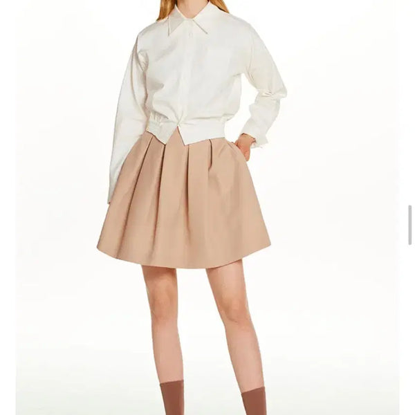 [BUNJANG] AND YOU Friuli Skirt Beige / 앤유 프리울리 스커트