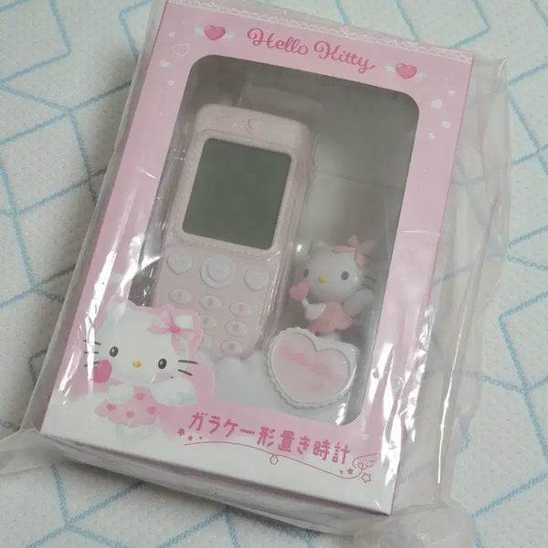 [BUNJANG] Sanrio Yumemiruto Desk Clock (Sealed) / 미개봉 산리오 유메미루 핸드폰 탁상시계
