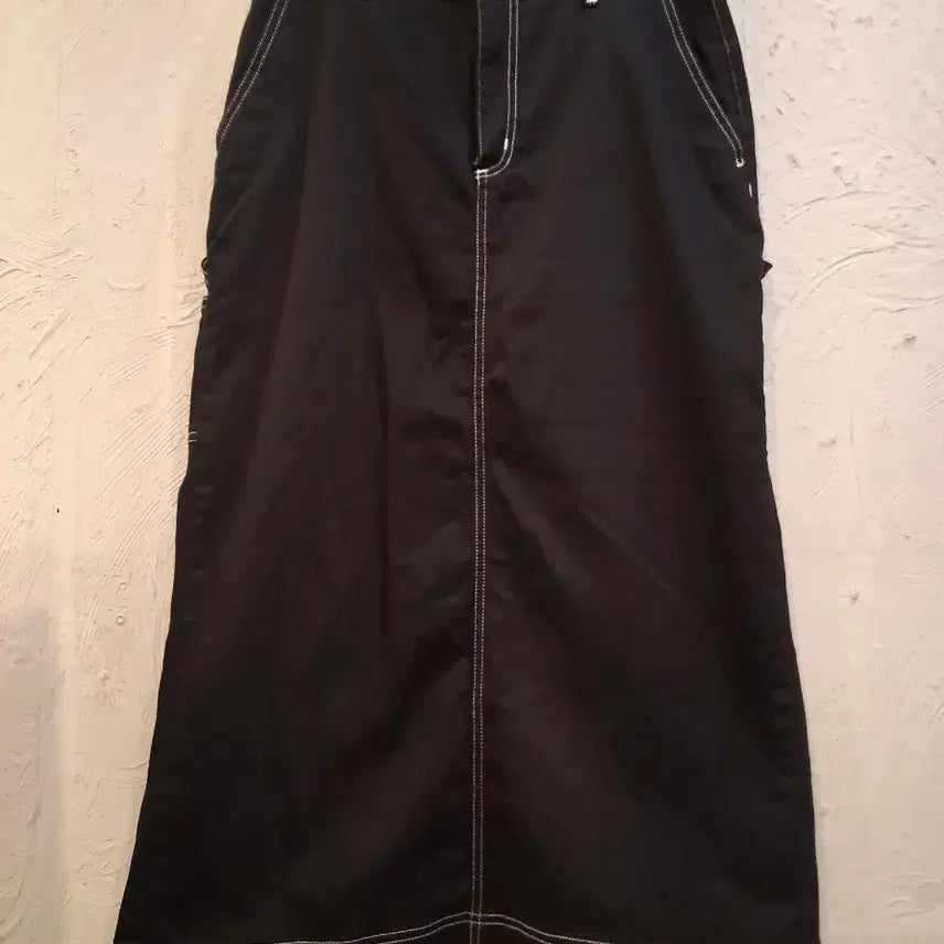 [BUNJANG] Carhartt Black Stitch Long Skirt / 칼하트 블랙 스티치 롱 스커트
