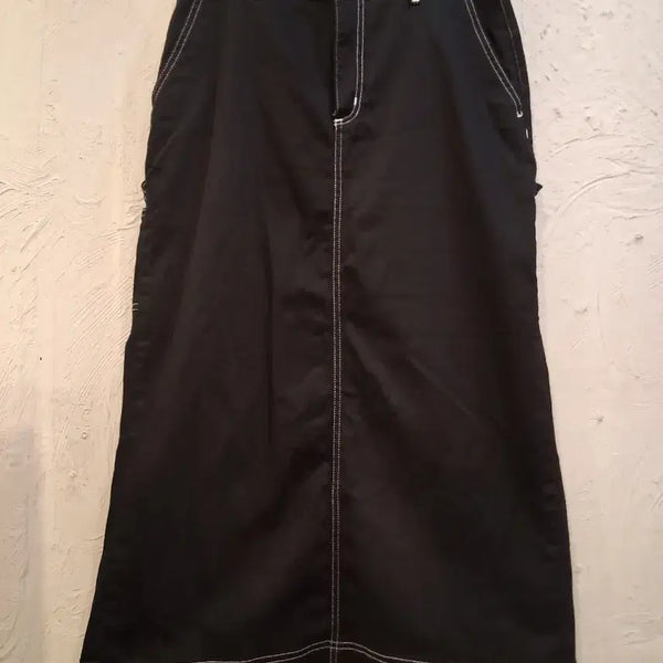 [BUNJANG] Carhartt Black Stitch Long Skirt / 칼하트 블랙 스티치 롱 스커트