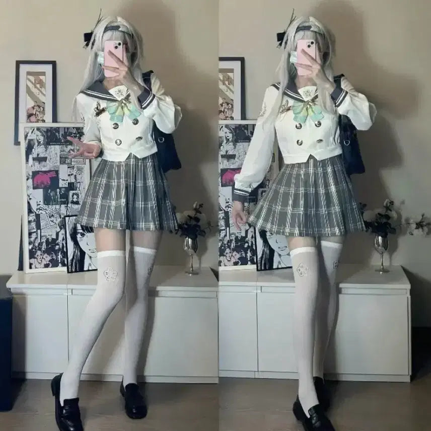 [BUNJANG] Honkai: Star Rail Bandai Uniform Cosplay Set / 레어코스! 붕괴스타레일 반디 교복 코스프레ㅣ붕스 미소녀
