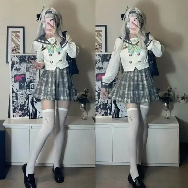 [BUNJANG] Honkai: Star Rail Bandai Uniform Cosplay Set / 레어코스! 붕괴스타레일 반디 교복 코스프레ㅣ붕스 미소녀