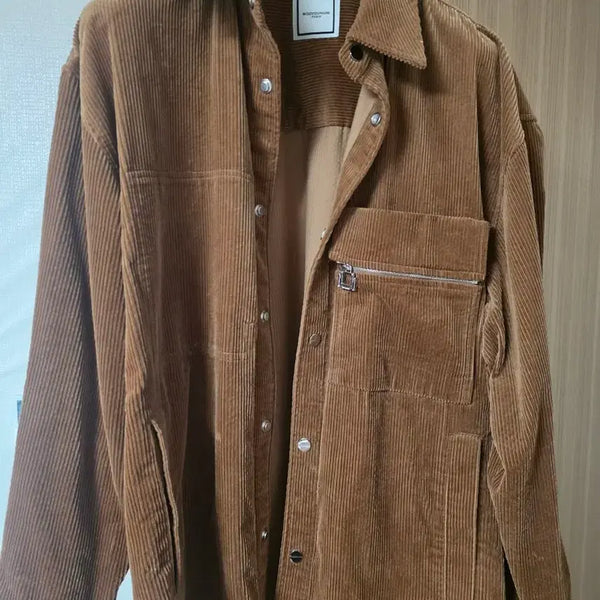 [BUNJANG] Wooyoungmi Corduroy Shirt Jacket Brown / 우영미 코듀로이 셔츠 자켓 브라운