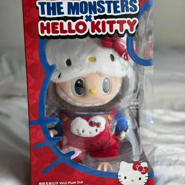 [BUNJANG] Labubu Hello Kitty Collaboration Sealed Plush / 라부부 헬로키티 미개봉 카톤박스그대로보관중
